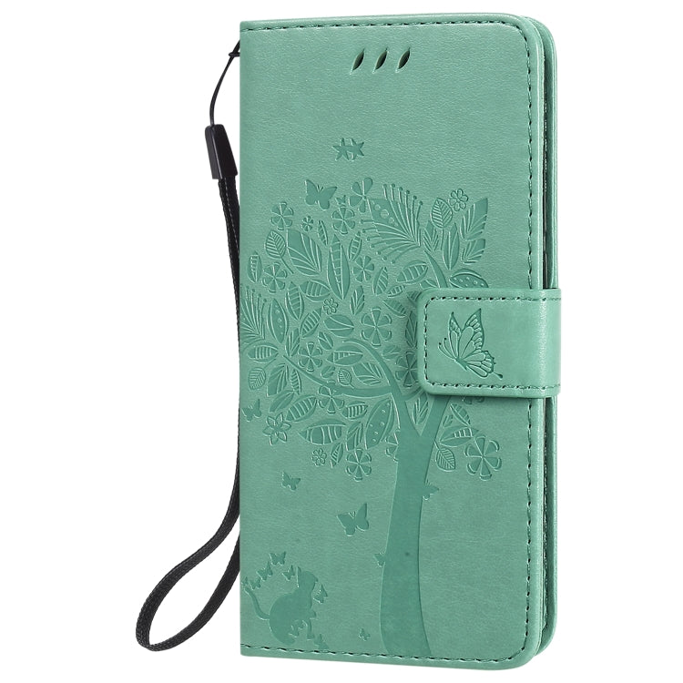 Tree & Cat Embossed Pattern Horizontal Flip Leather Case with Holder & Card Slots & Wallet & Lanyard, For Nokia 1.3, For Nokia 2.3