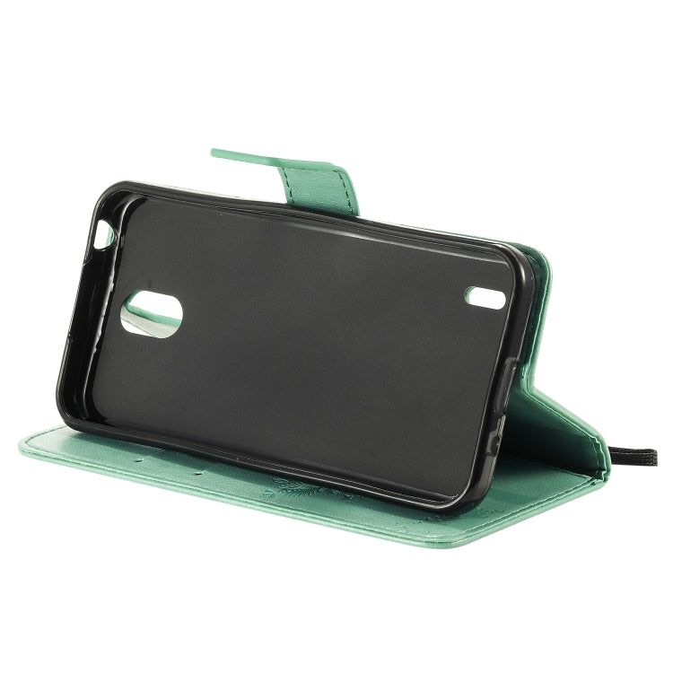 Tree & Cat Embossed Pattern Horizontal Flip Leather Case with Holder & Card Slots & Wallet & Lanyard, For Nokia 1.3, For Nokia 2.3