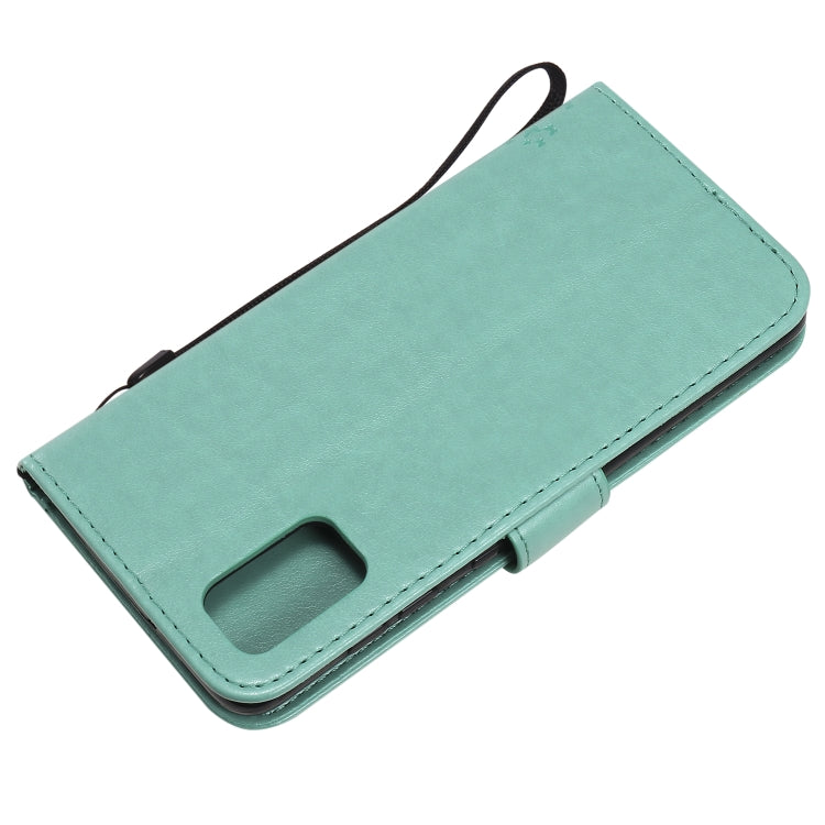 Tree & Cat Embossed Pattern Horizontal Flip Leather Case with Holder & Card Slots & Wallet & Lanyard, For Samsung Galaxy A41, For Samsung Galaxy A51 5G