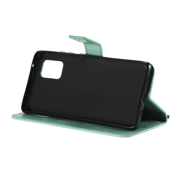 Tree & Cat Embossed Pattern Horizontal Flip Leather Case with Holder & Card Slots & Wallet & Lanyard, For Samsung Galaxy A71 5G, For Sony Xperia L4