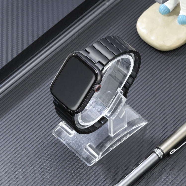 Flat Buckle Stainless Steel Watch Band, For Apple Watch SE 2023 44mm, For Apple Watch Ultra 49mm, For Apple Watch SE 2023 40mm, For Apple Watch Ultra 2 49mm, For Apple Watch SE 2022 40mm, For Apple Watch Series 9 45mm, For Apple Watch SE 2022 44mm�����...