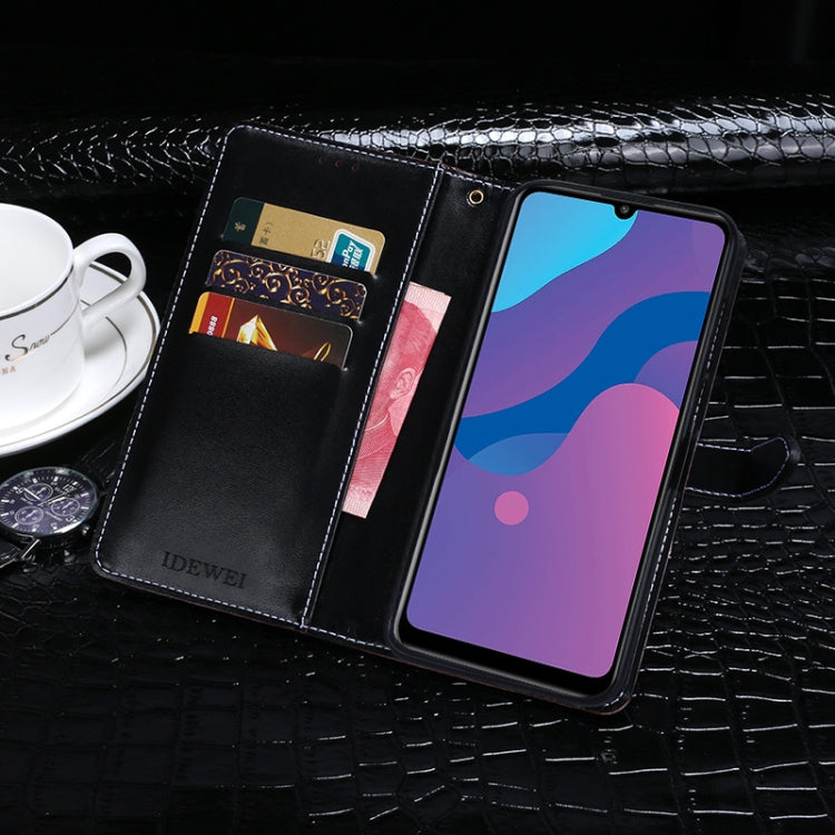 idewei Crocodile Texture Horizontal Flip Leather Case with Holder &amp; Card Slots &amp; Wallet