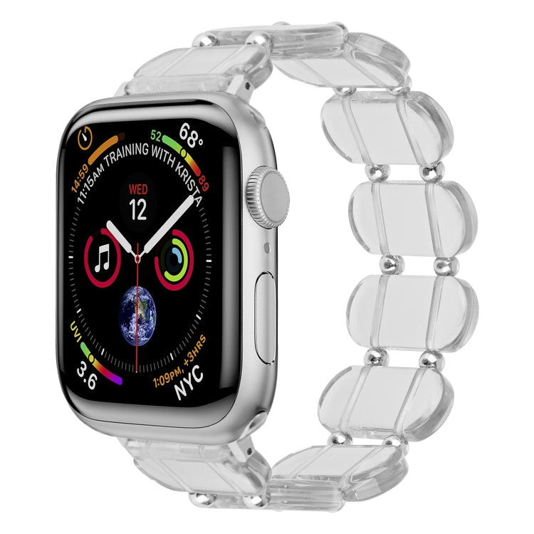 Stretch Resin Watch Band, For Apple Watch SE 2023 44mm, For Apple Watch SE 2023 40mm, For Apple Watch Ultra 2 49mm, For Apple Watch Series 9 45mm