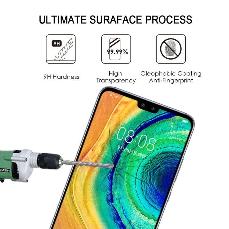 Full Glue Full Screen Tempered Glass Film, For Huawei Mate 30(1 PC), For Huawei Mate 30 Lite (1 PC), For Huawei Nova 5T, For Huawei Nova 5z, For Huawei Nova 6, For Huawei P Smart S, For Huawei P40 Lite E, For Huawei Enjoy 10e, For Huawei Enjoy 10 Plus