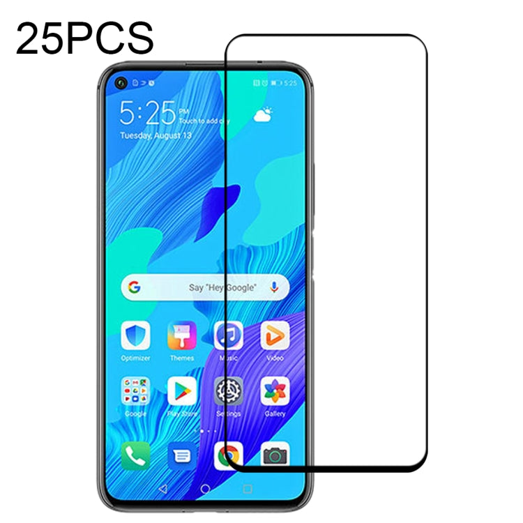 25 PCS Full Glue Full Screen Tempered Glass Film, For Huawei Mate 30 (25 PCS), For Huawei Mate 30 Lite (25 PCS), For Huawei Nova 5T, For Huawei Nova 5z, For Huawei Nova 6, For Huawei P Smart S, For Huawei P40 Lite E, For Huawei Enjoy 10e