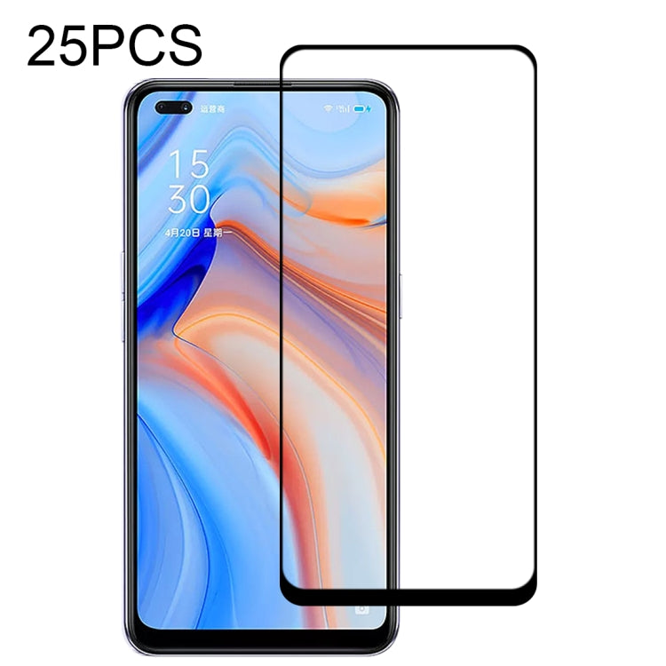 For Xiaomi Redmi Note 9 Global 25pcs Full Glue Full Screen Tempered Glass Film