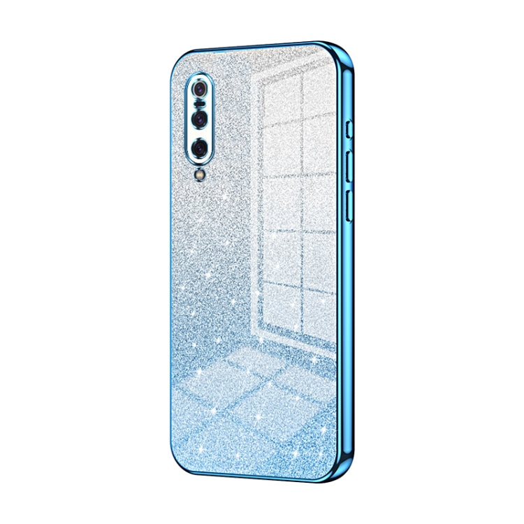 Gradient Glitter Powder Electroplated Phone Case, For Xiaomi Mi CC9e / Mi A3, For Xiaomi Mi 9