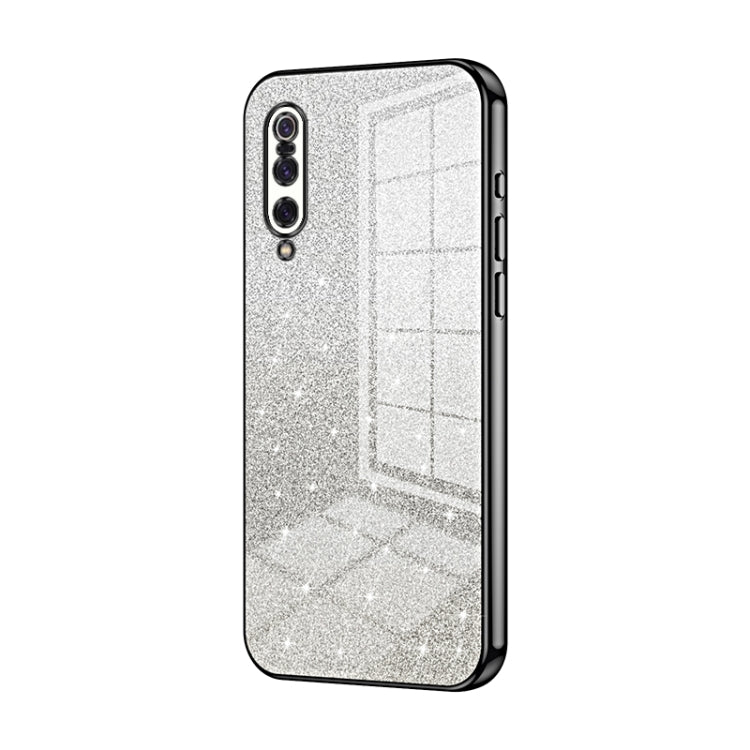 Gradient Glitter Powder Electroplated Phone Case, For Xiaomi Mi CC9e / Mi A3, For Xiaomi Mi 9