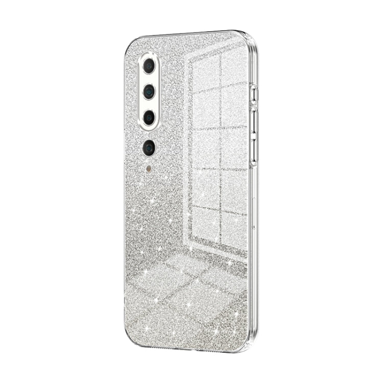 Gradient Glitter Powder Electroplated Phone Case, For Xiaomi Mi 10 Pro 5G, For Xiaomi Mi 10 5G, For Xiaomi Mi CC9 Pro / Mi Note 10