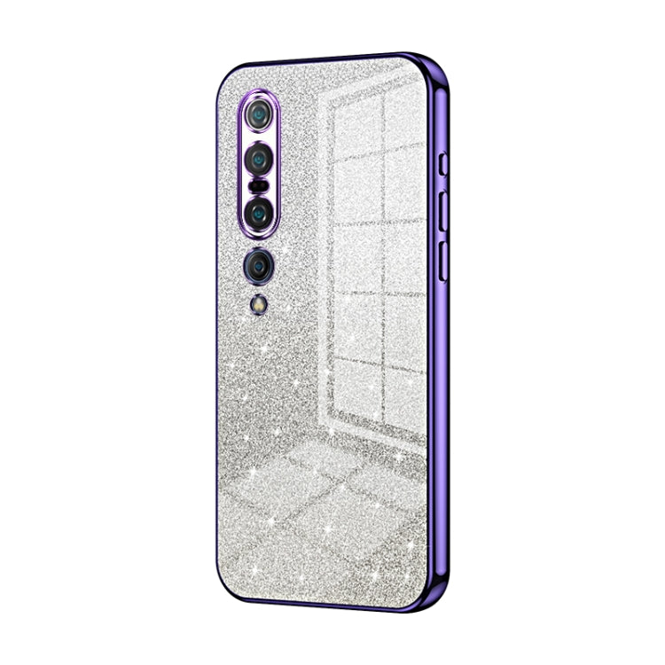 Gradient Glitter Powder Electroplated Phone Case