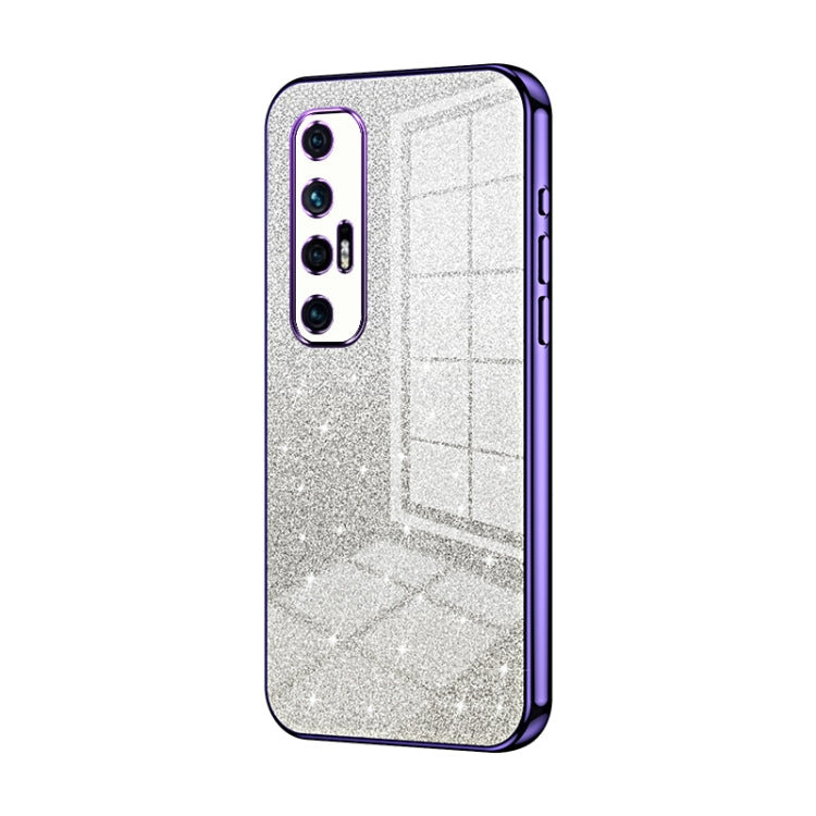 Gradient Glitter Powder Electroplated Phone Case