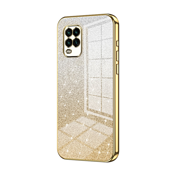 Gradient Glitter Powder Electroplated Phone Case, For Xiaomi Mi 11 Ultra, For Xiaomi Mi 11 Pro, For Xiaomi Mi 11, For Xiaomi Mi 10 Lite 5G