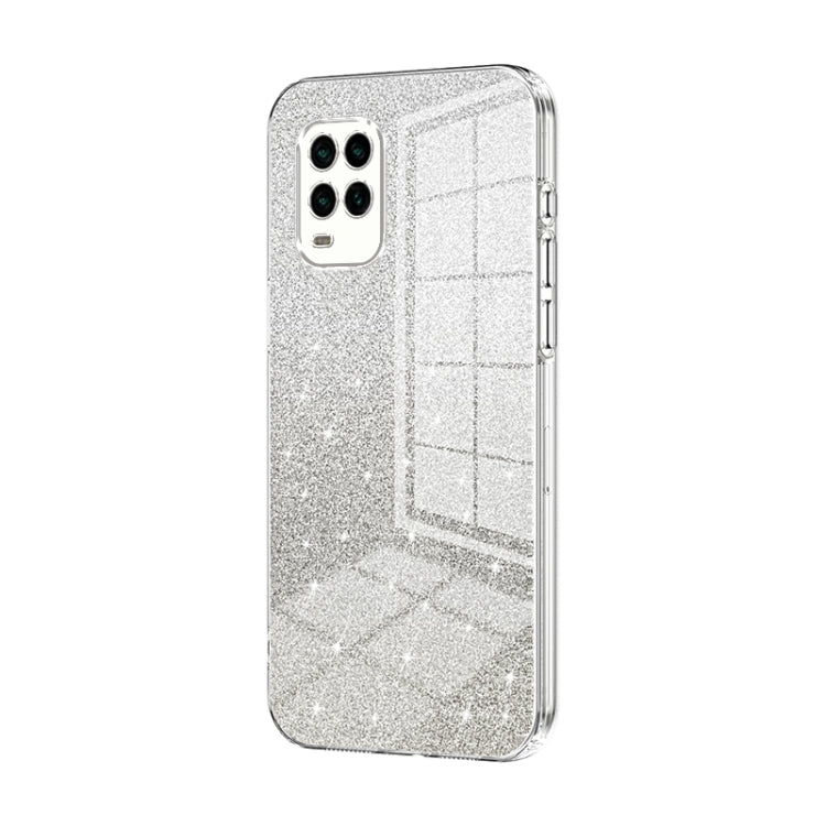 Gradient Glitter Powder Electroplated Phone Case, For Xiaomi Mi 11, For Xiaomi Mi 10 Lite 5G, For Xiaomi Mi 10 Ultra