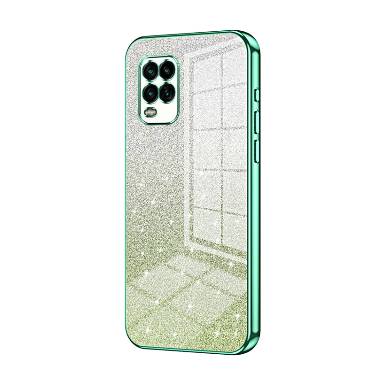 Gradient Glitter Powder Electroplated Phone Case