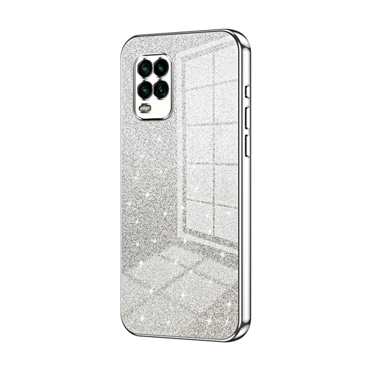Gradient Glitter Powder Electroplated Phone Case, For Xiaomi Mi 11, For Xiaomi Mi 10 Lite 5G, For Xiaomi Mi 10 Ultra