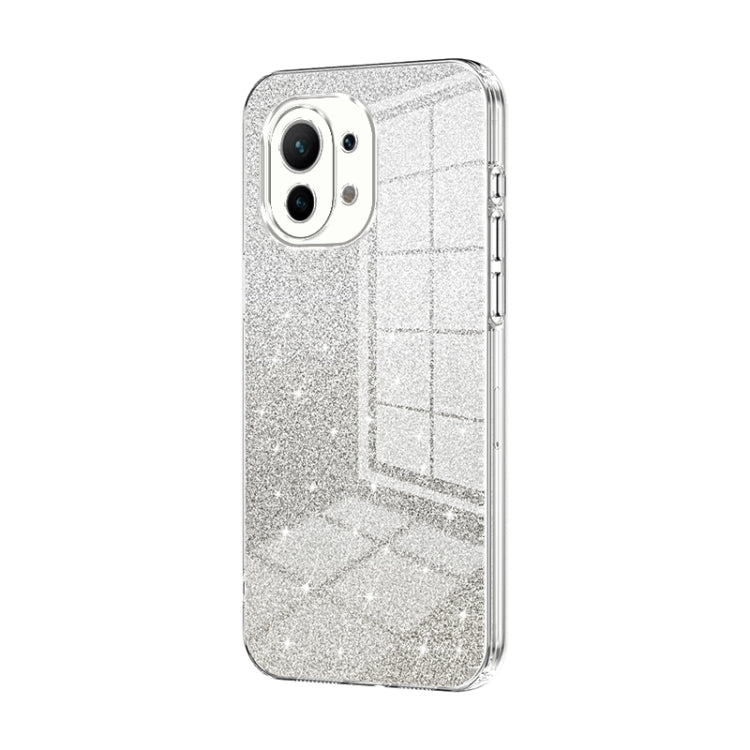 Gradient Glitter Powder Electroplated Phone Case, For Xiaomi Mi 11 Ultra, For Xiaomi Mi 11 Pro, For Xiaomi Mi 11, For Xiaomi Mi 10 Lite 5G