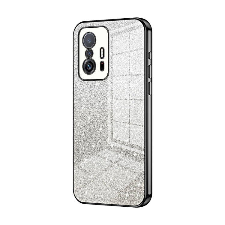 Gradient Glitter Powder Electroplated Phone Case