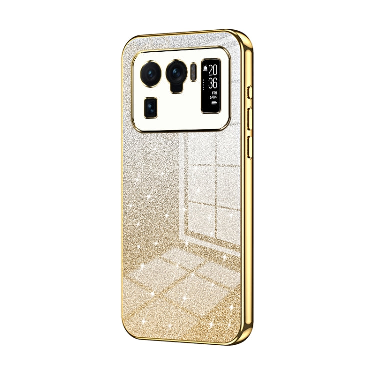 Gradient Glitter Powder Electroplated Phone Case