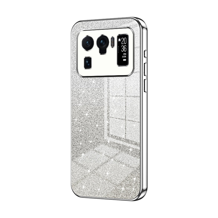 Gradient Glitter Powder Electroplated Phone Case