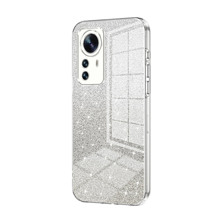 Gradient Glitter Powder Electroplated Phone Case