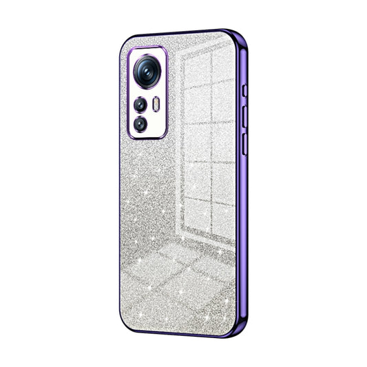 Gradient Glitter Powder Electroplated Phone Case