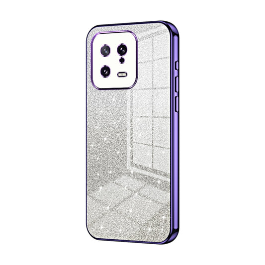 Gradient Glitter Powder Electroplated Phone Case