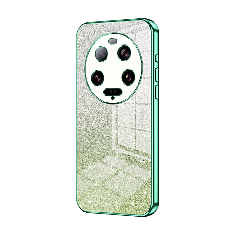 Gradient Glitter Powder Electroplated Phone Case