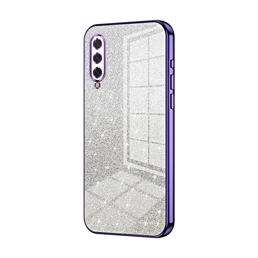 Gradient Glitter Powder Electroplated Phone Case, For Xiaomi Mi CC9e / Mi A3, For Xiaomi Mi 9