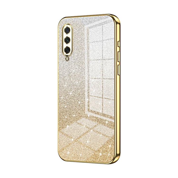 Gradient Glitter Powder Electroplated Phone Case, For Xiaomi Mi CC9e / Mi A3, For Xiaomi Mi 9