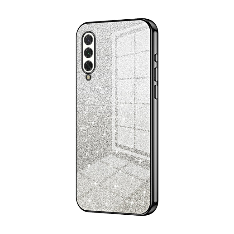 Gradient Glitter Powder Electroplated Phone Case, For Xiaomi Mi CC9e / Mi A3, For Xiaomi Mi 9