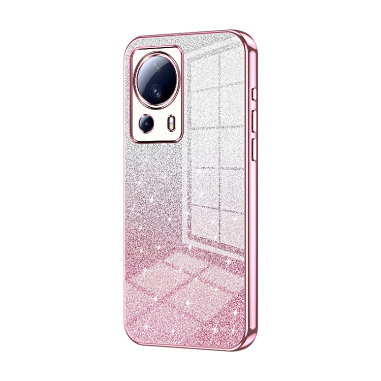 Gradient Glitter Powder Electroplated Phone Case