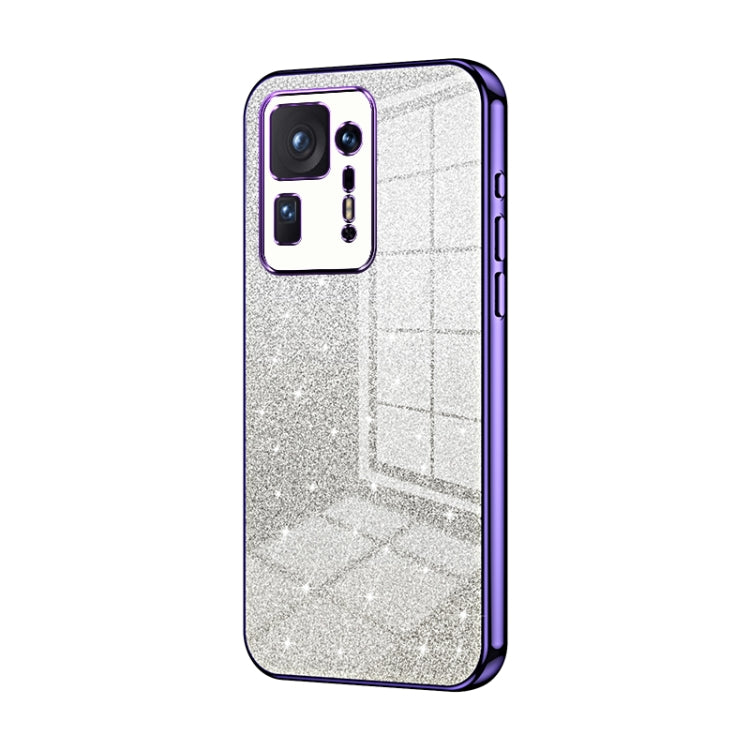 Gradient Glitter Powder Electroplated Phone Case, For Xiaomi Mi 11 Lite 4G / 5G, For Xiaomi 11T / 11T Pro, For Xiaomi Mix 4