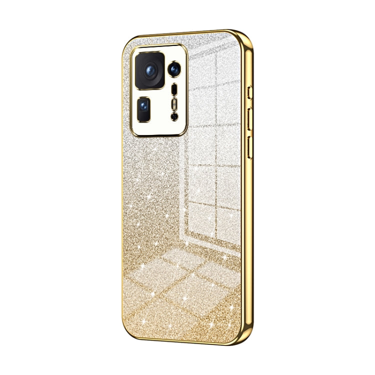 Gradient Glitter Powder Electroplated Phone Case, For Xiaomi Mi 11 Lite 4G / 5G, For Xiaomi 11T / 11T Pro, For Xiaomi Mix 4
