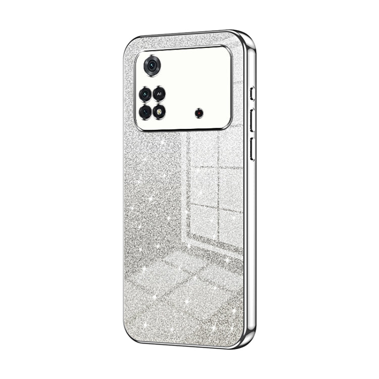 Gradient Glitter Powder Electroplated Phone Case