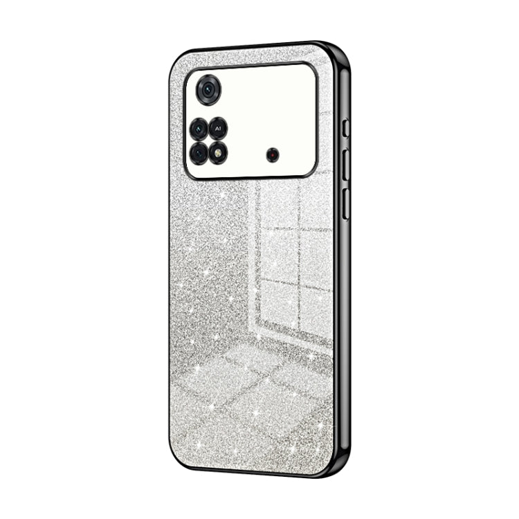 Gradient Glitter Powder Electroplated Phone Case, For Xiaomi Civi / Civi 1S, For Xiaomi Poco M4 Pro, For Xiaomi Poco X4 Pro 5G, For Xiaomi 12 / 12X