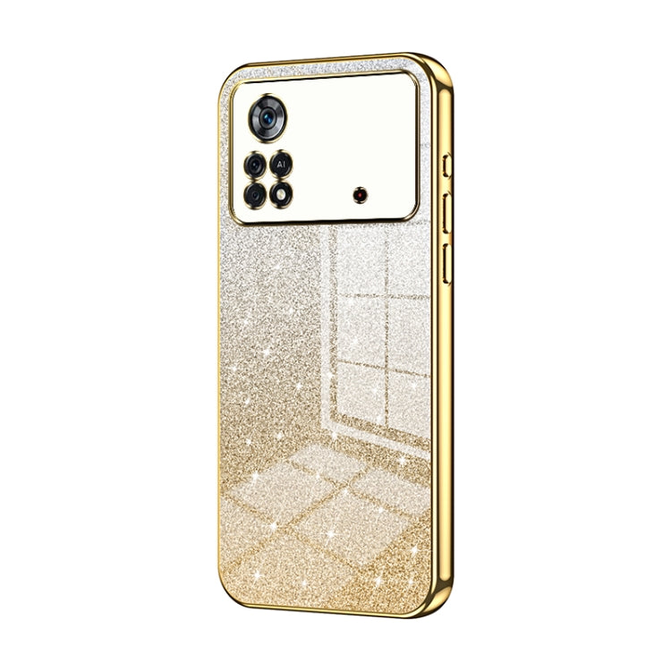 Gradient Glitter Powder Electroplated Phone Case