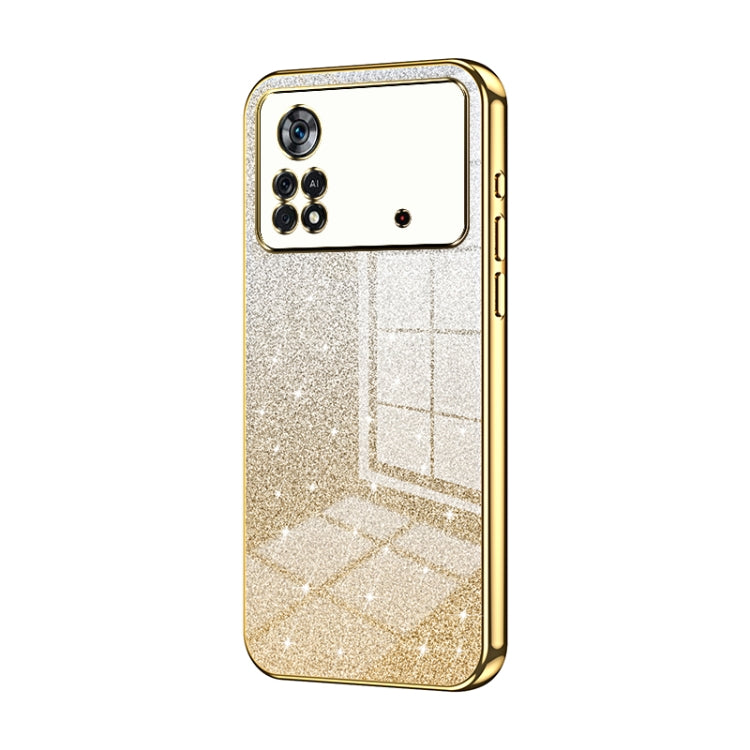 Gradient Glitter Powder Electroplated Phone Case, For Xiaomi Civi / Civi 1S, For Xiaomi Poco M4 Pro, For Xiaomi Poco X4 Pro 5G, For Xiaomi 12 / 12X