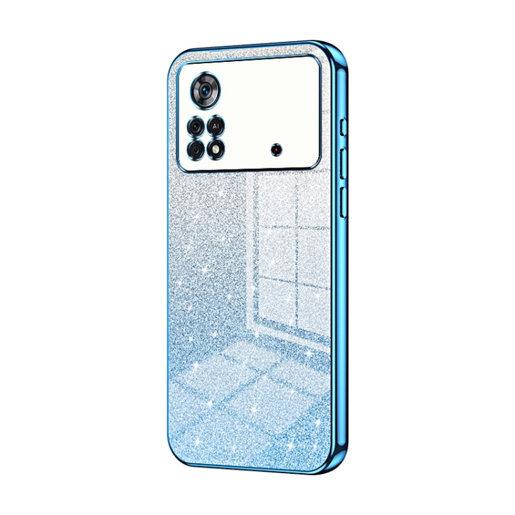 Gradient Glitter Powder Electroplated Phone Case