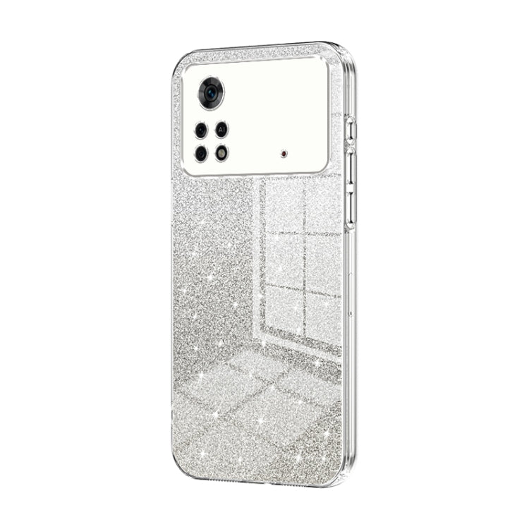 Gradient Glitter Powder Electroplated Phone Case, For Xiaomi Civi / Civi 1S, For Xiaomi Poco M4 Pro, For Xiaomi Poco X4 Pro 5G, For Xiaomi 12 / 12X