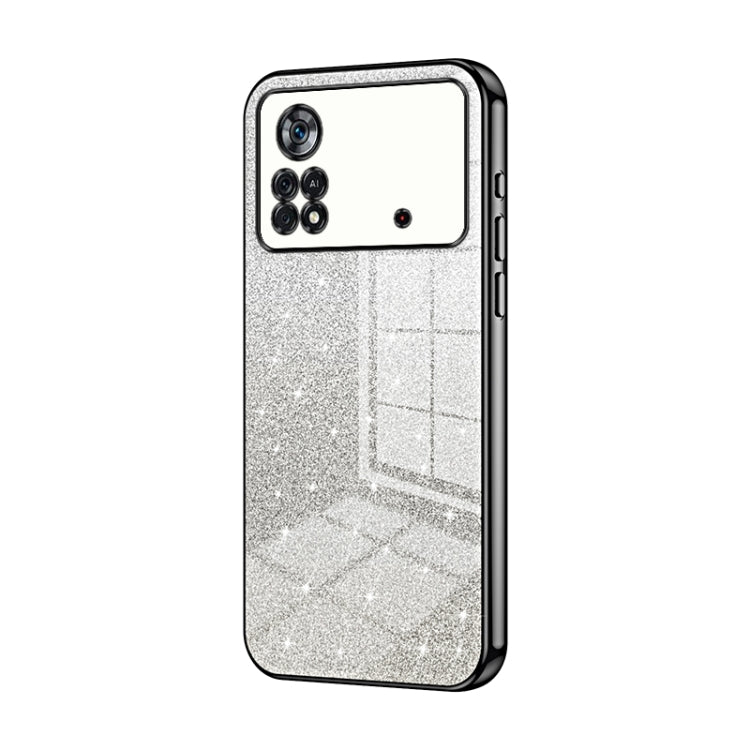 Gradient Glitter Powder Electroplated Phone Case