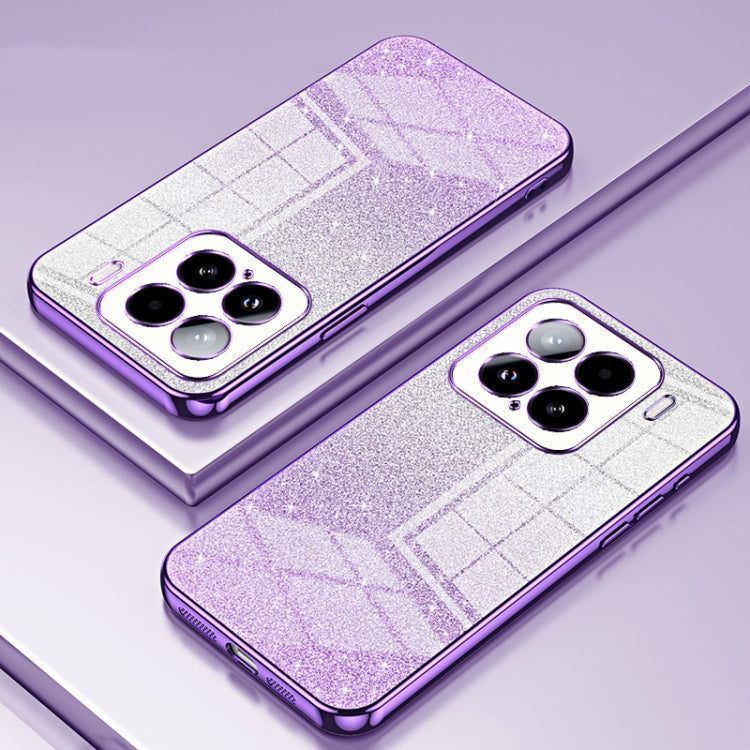 Gradient Glitter Powder Electroplated Phone Case