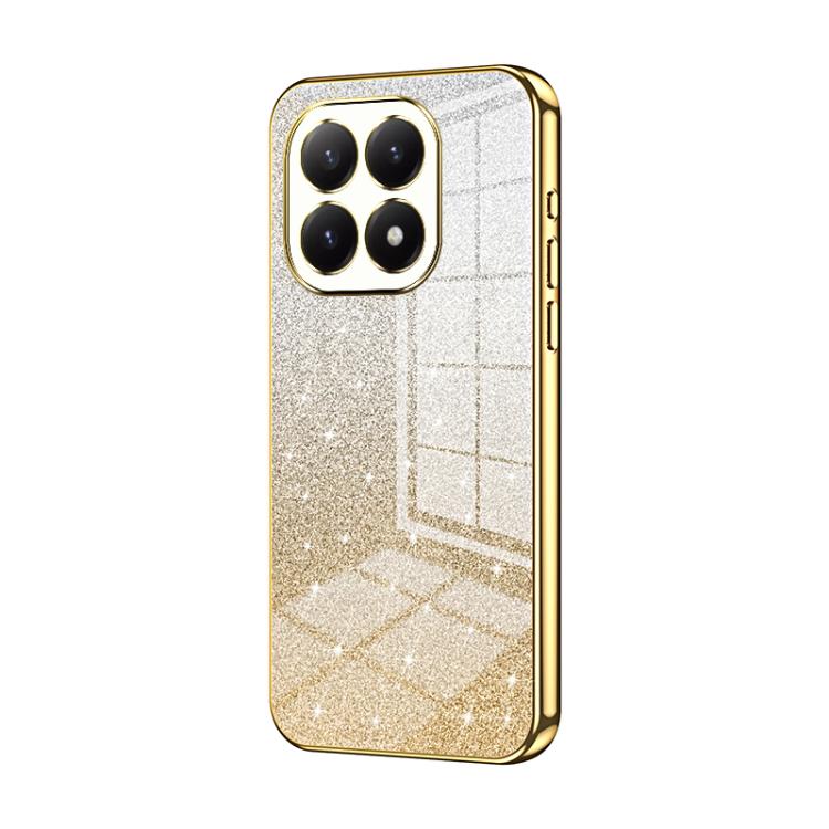 Gradient Glitter Powder Electroplated Phone Case, For Xiaomi 15T Pro, For Xiaomi 15T, For Xiaomi Civi 5 Pro