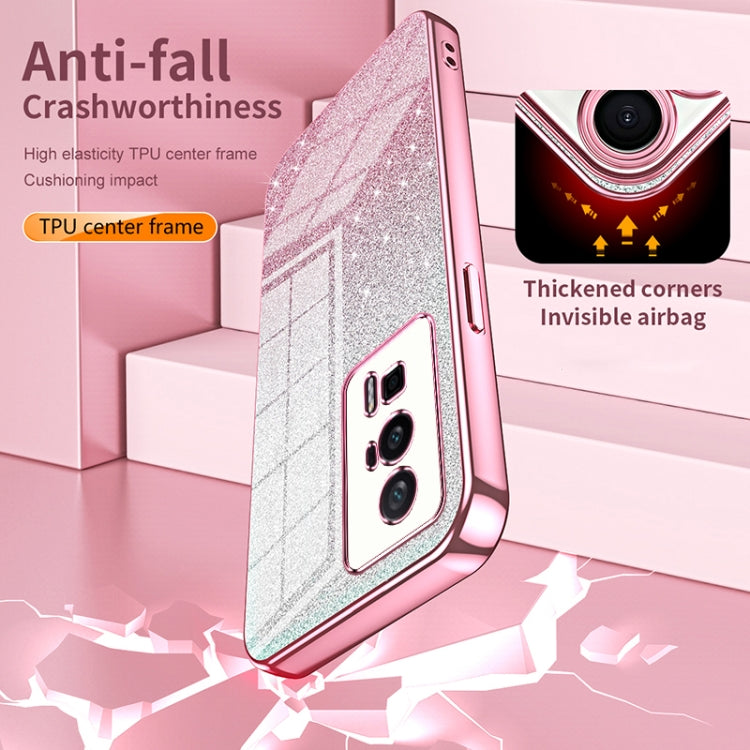 Gradient Glitter Powder Electroplated Phone Case, For Xiaomi Mi 11, For Xiaomi Mi 10 Lite 5G, For Xiaomi Mi 10 Ultra