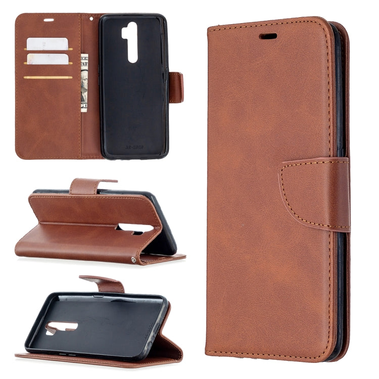 Retro Lambskin Texture Pure Color Horizontal Flip PU Leather Case with Holder & Card Slots & Wallet & Lanyard