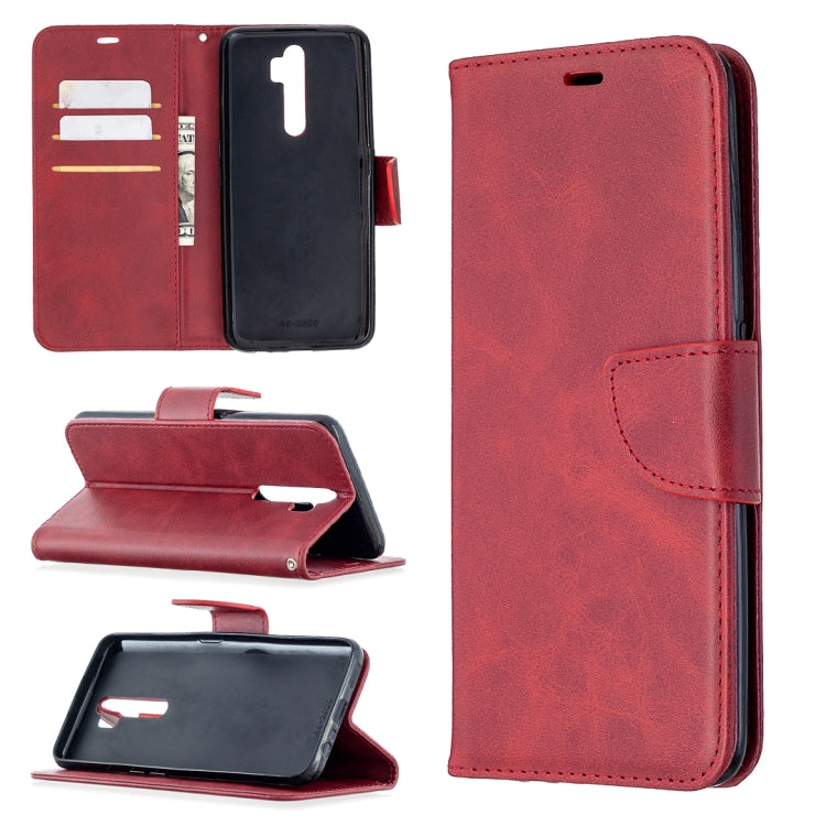 Retro Lambskin Texture Pure Color Horizontal Flip PU Leather Case with Holder &amp; Card Slots &amp; Wallet &amp; Lanyard