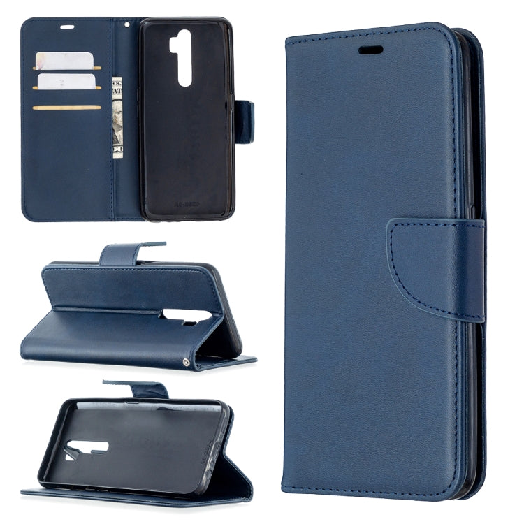 Retro Lambskin Texture Pure Color Horizontal Flip PU Leather Case with Holder &amp; Card Slots &amp; Wallet &amp; Lanyard