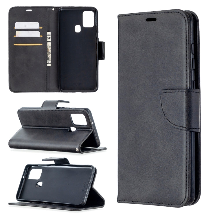 Retro Lambskin Texture Pure Color Horizontal Flip PU Leather Case with Holder &amp; Card Slots &amp; Wallet &amp; Lanyard