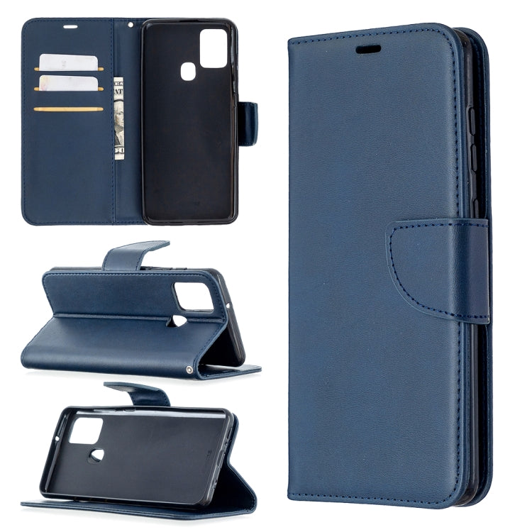 Retro Lambskin Texture Pure Color Horizontal Flip PU Leather Case with Holder &amp; Card Slots &amp; Wallet &amp; Lanyard