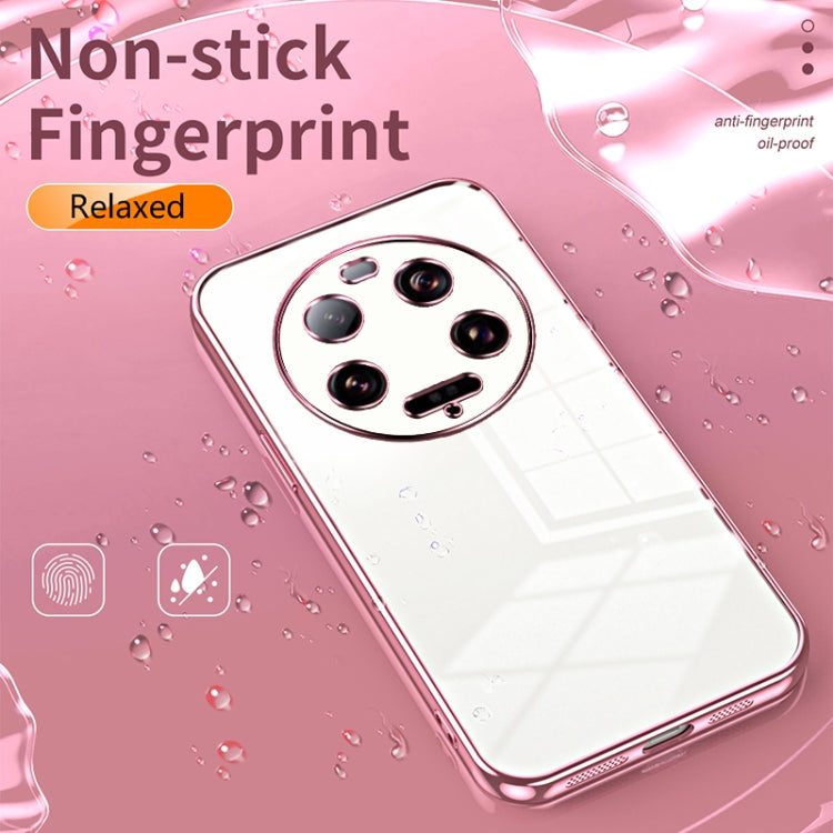 Transparent Plating Fine Hole Phone Case