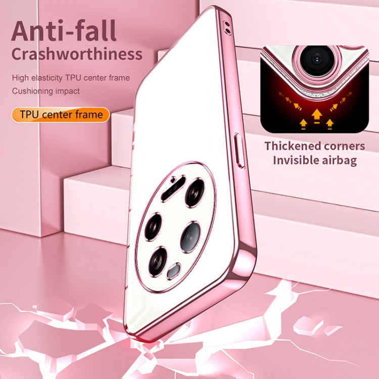 Transparent Plating Fine Hole Phone Case